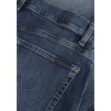 7 For All Mankind - Skinny Slim Illusion Alleyway Raw Cut Jeans - Donkerblauw - Katoen