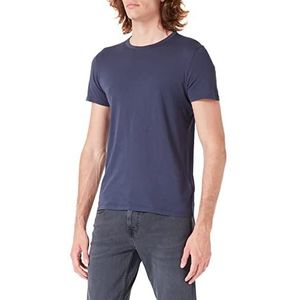 7 For All Mankind Jslm6140 T-shirt voor heren, Blauw