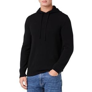 7 For All Mankind Hoodie Cashmere w/Stitch Detail Black, zwart, XL