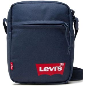 Schoudertas LEVI'S. Canvas materiaal. Maten één maat. Blauw kleur