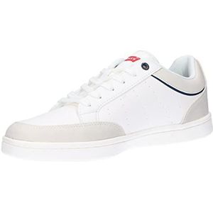 LEVI'S Billy 2.0 sneakers voor heren, glanzend wit, 47 EU, Briljant Wit, 47 EU