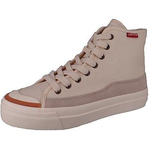 LEVIS VOETWEAR EN ACCESSORIES Dames Square High S Sneakers, ECRU, 37 EU