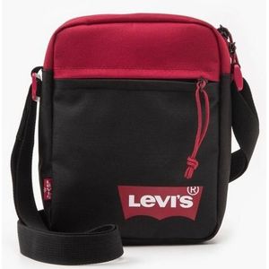 Levi's Mini Crossbody Solid (Red Batwing), heren, Regular Red, One Size Grote Maten