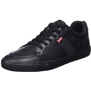 Levi's Turner 2.0 heren Sneaker, Zwart, 44 EU