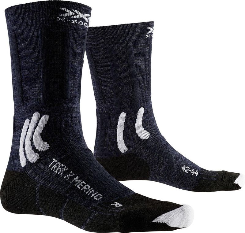 X-SOCKS - TREK X APANI - Compressiekousen - Zwart - Merinowol