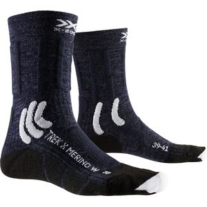 X-Socks - Trek X Merino - Wandelsok - Blauw Wit - Merino Wol Mix