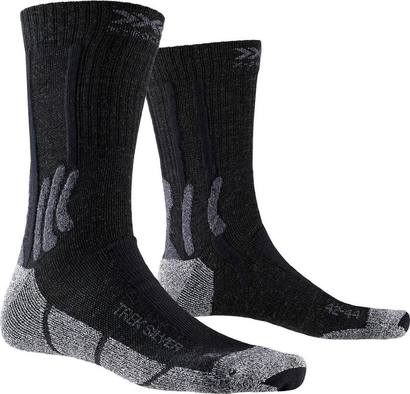 X-socks Hardloopsokken Sky Run Two Polyamide Zwart Maat 35/38