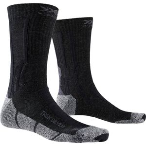 X-Socks - Trek Silver - Sportsokken - Zwart - Grijs - Materiaalmix
