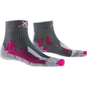 X-Socks Sportsokken - Maat 37/38 - Vrouwen - grijs/paars