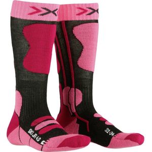 Skisok X-Socks Junior Ski 4.0 Anthracite Pink