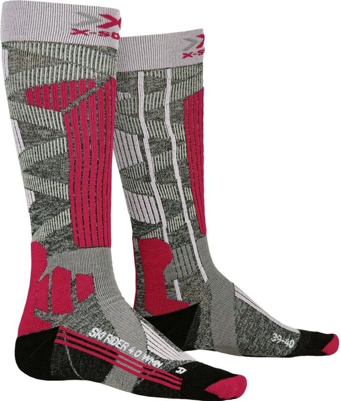 X-SOCKS - SKI RIDER 4.0 - Thermosokken - Dames - Zwart - Hoogwaardige Technologie