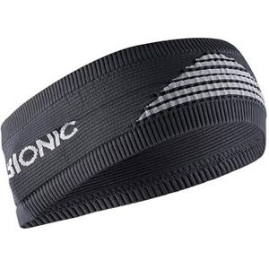 X-Bionic Hoofdband 4.0, unisex hoofdband - volwassenen, charcoal/parelgrijs, 1