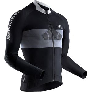 X-BIONIC - Invent 4.0 - Fietsshirt - Zwart/Houtskool - Lange Mouwen
