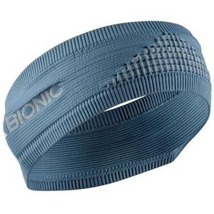 X-Bionic Hoofdband 4.0 Sport Haarband, Unisex, Volwassenen, Bluestone/Dolomite Grey, FR: M (maat fabrikant: 1)