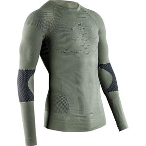 X-Bionic - X-Plorer Energizer 4.0 - Thermoshirt - Olijfgroen/antraciet - Lange Mouwen