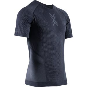 X Bionic - Xceed Run Jersey - Korte Mouwen - Zwart Grijs - Heren