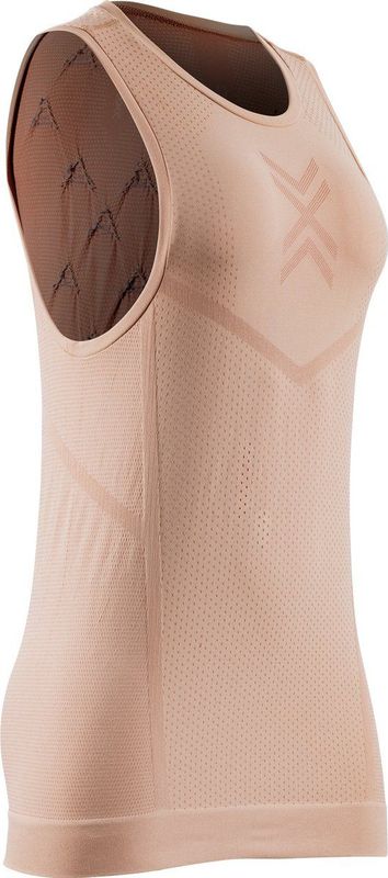 X-bionic - Xceed Run - Tanktop - Beige - Mouwloos Basislaag