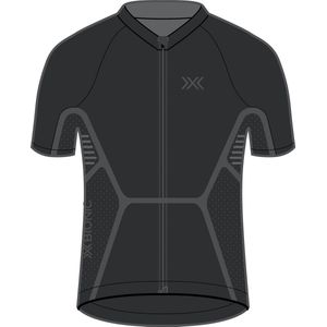 X Bionic - Xceed Ride Jersey - Korte Mouwen - Zwart Grijs - Heren