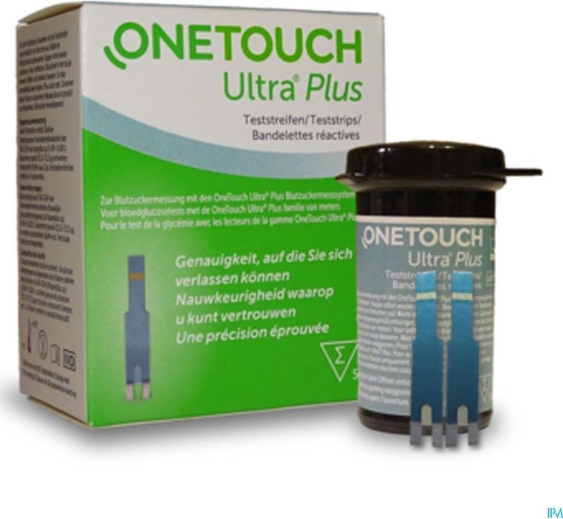 Ultra Plus - Teststrips - 50 Stuks - Voor Onetouch Glucosemeter