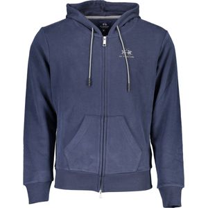 La Martina - Blauwe Hoodie - Katoen