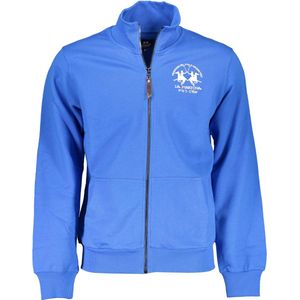 La Martina, Heren, Sweatshirts & Hoodies, Blauw, Maat: M Katoen,