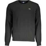 XMS004-YW084 Wollen heren trui met ronde hals