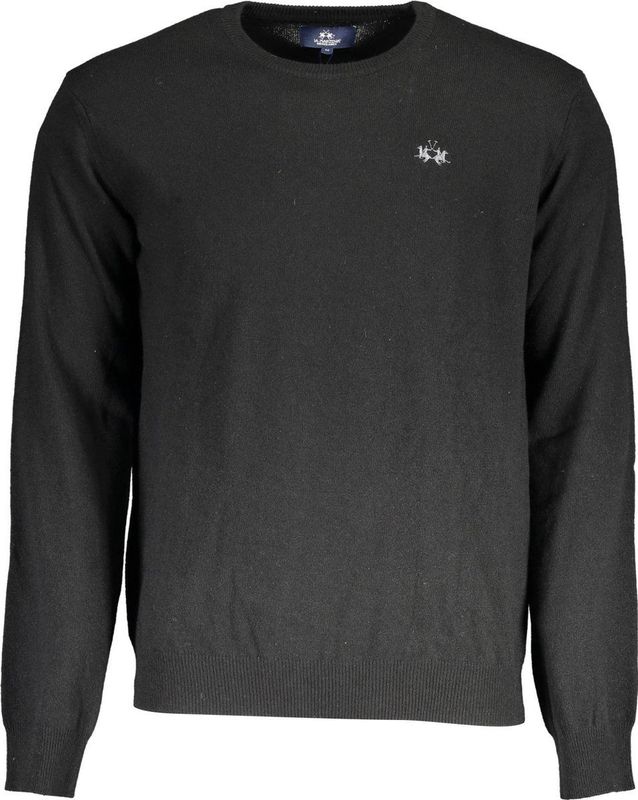 XMS004-YW084 Wollen heren trui met ronde hals