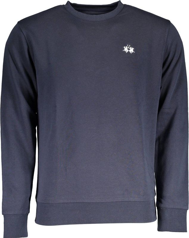 La Martina, Heren, Sweatshirts & Hoodies, Blauw, Maat: M Katoen,