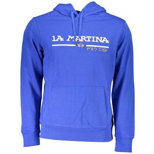 La Martina - Polo Crew Knit Hoodie - Blauw - Sweater