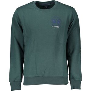 La Martina - Smaragdgroene Hoodie - Heren - Katoen - Regular Fit