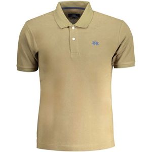 La Martina - Poloshirt - Groen - Katoen - Korte Mouwen - Regular Fit