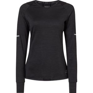 ENERGETICS - evii l/s w - Hardloop T-shirt - Zwart - Lange Mouw - Winter Dames