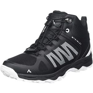 Mc Kinley Kansas Mid AQB Wandelschoen, Zwart/Wit, Maat 30