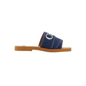 Chloé - Woody - Sandalen - Denim Blue
