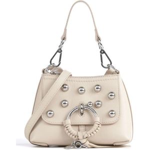 See by Chloé, Studded Mini Tas Joan Beige, Dames, Maat:ONE Size