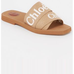 Chloé, Dames, Schoenen, Beige, Maat: 35 EU Linnen,