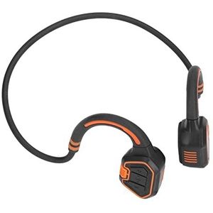Zwemkoptelefoon, Beengeleiding Hoofdtelefoon ABS Duurzaam IP68 Diep Waterdicht Ingebouwd 16G Geheugen 5.1 voor Hardlopen (Oranje)