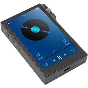 MP3-speler Bluetooth 4.0 met 4-inch Volledig Aanraakscherm, 16 GB Draagbaar HiFi-geluid Mp3-muziekspeler met Bluetooth, MP4 MP3-speler met HiFi Lossless-geluid, Ondersteuning Tot (16 GB RAM en 32 GB geheugenkaart)