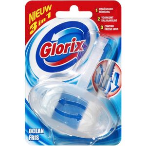 Toiletblok Glorix Ocean met houder 40 gram