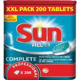 Sun Vaatwas Tabletten All in One  200 stuks