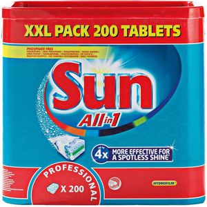 Sun Vaatwas Tabletten All in One  200 stuks