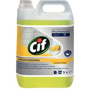 Cif allesreiniger citroenfris, fles van 5 liter - 7615400106103