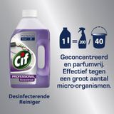 6x Cif Professional 2-in-1 Desinfecterende Keukenreiniger Pro Formula 2 liter