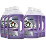 6x Cif Professional 2-in-1 Desinfecterende Keukenreiniger Pro Formula 2 liter