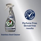 Cif Pro Formula Roesvrij Staal Reiniger - 750 ml