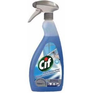 Glas en interieurreiniger cif prof spray 750ml | Fles a 750 milliliter