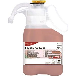 Taski Smartdose® Sanitairreiniger, vloeibaar, 1.4 liter, rood (fles 1.4 liter)
