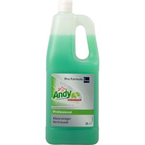 Andy Allesreiniger, vloeibaar, 2 liter, groen (fles 2 liter)