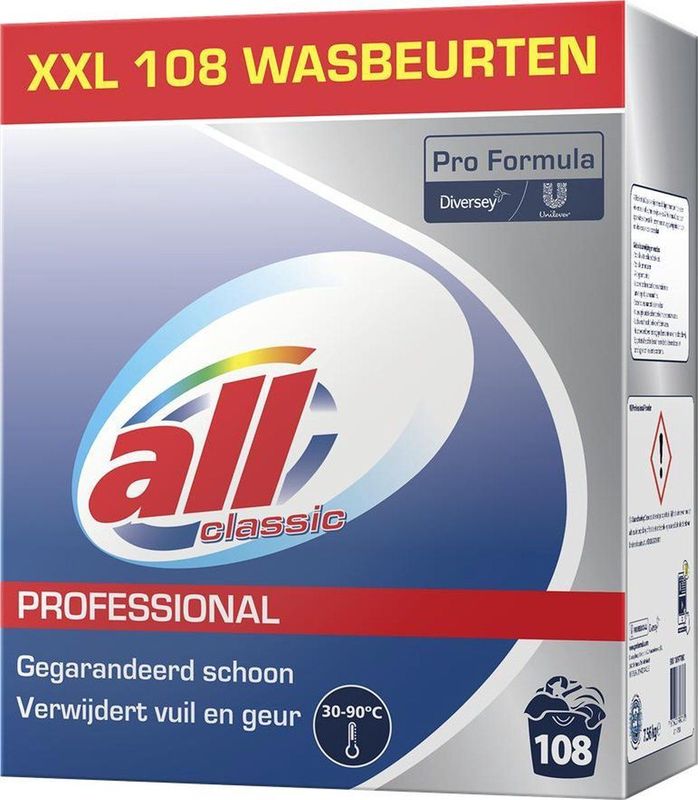All Classic Pro Formula Waspoeder 108 Wasbeurten