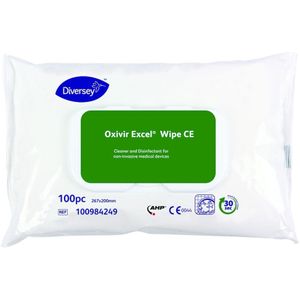 Diversey - Oxivir Excel Wipe - Desinfectiedoek - 1 pak x 100 stuks